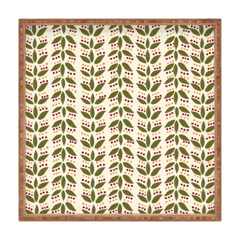 Joy Laforme Folklore Mini Leaves Square Tray
