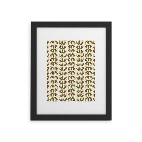 Joy Laforme Folklore Mini Leaves Framed Art Print