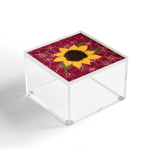 Joy Laforme Folklore Sunflower Acrylic Box