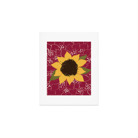 Joy Laforme Folklore Sunflower Art Print