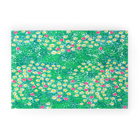 Joy Laforme Fresh Flower Fields Welcome Mat