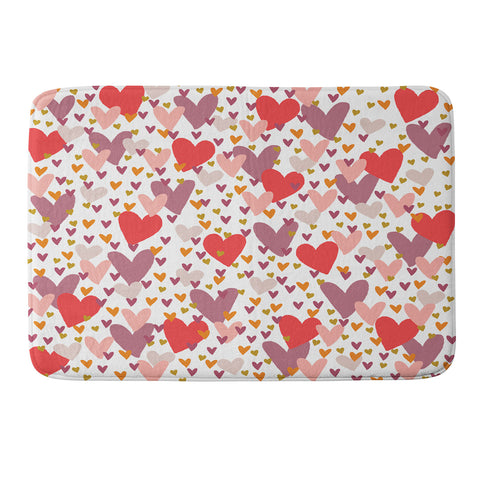 Joy Laforme Heart You Memory Foam Bath Mat