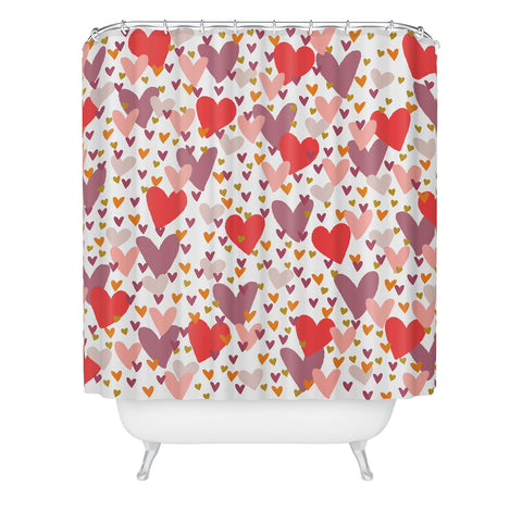 Joy Laforme Heart You Shower Curtain