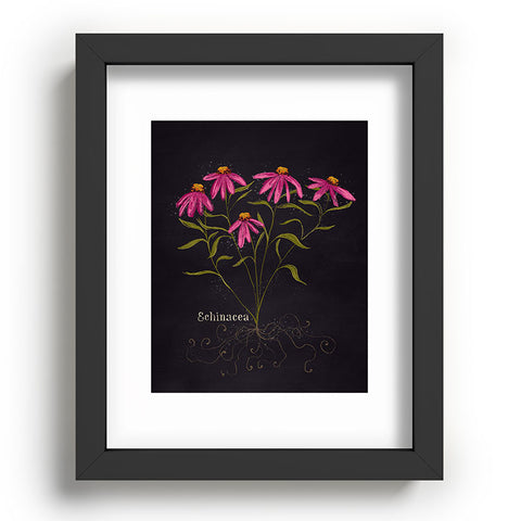 Joy Laforme Herb Garden Echinacea Recessed Framing Rectangle