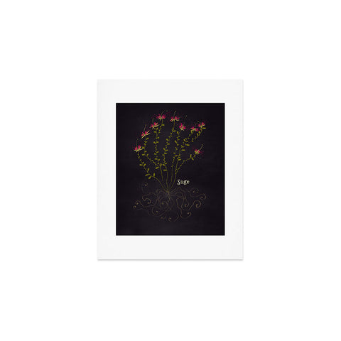 Joy Laforme Herb Garden Sage Art Print