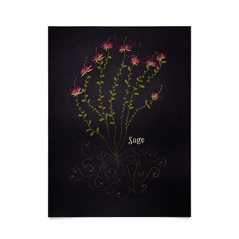 Joy Laforme Herb Garden Sage Poster