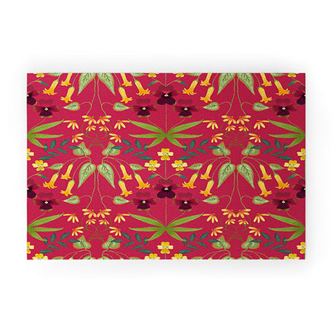 Joy Laforme Holiday Garden Welcome Mat