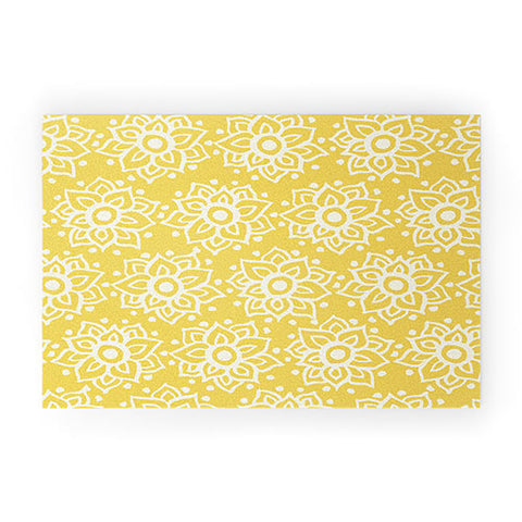 Joy Laforme Lotus Deco Welcome Mat