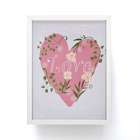 Joy Laforme Love your Valentine Framed Mini Art Print
