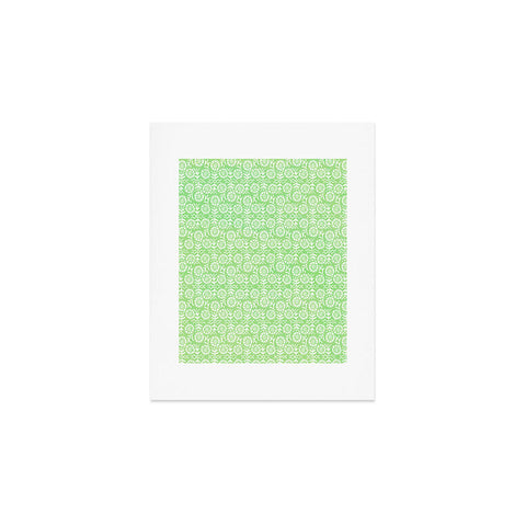 Joy Laforme Mexican Flora In Green Art Print