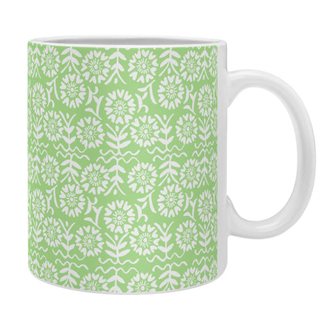 Joy Laforme Mexican Flora In Green Coffee Mug