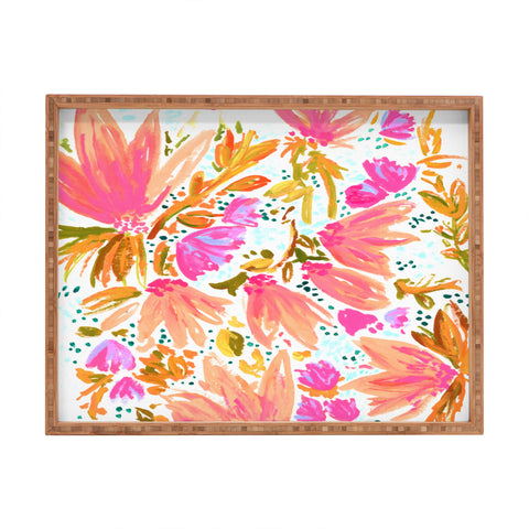 Joy Laforme Orange Blossom in Pink Rectangular Tray