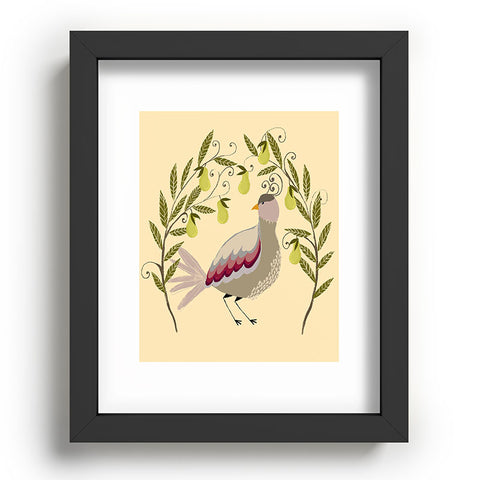 Joy Laforme Partridge in a Pear Tree Recessed Framing Rectangle