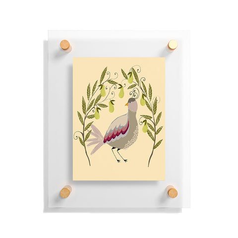 Joy Laforme Partridge in a Pear Tree Floating Acrylic Print