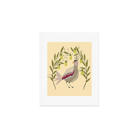 Joy Laforme Partridge in a Pear Tree Art Print