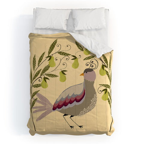 Joy Laforme Partridge in a Pear Tree Comforter