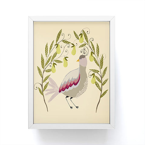 Joy Laforme Partridge in a Pear Tree Framed Mini Art Print