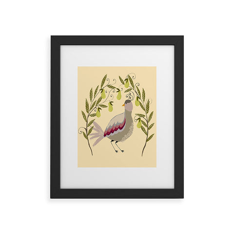 Joy Laforme Partridge in a Pear Tree Framed Art Print