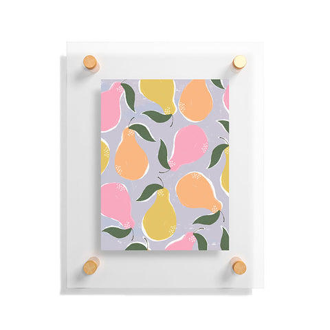 Joy Laforme Pear Confetti Floating Acrylic Print