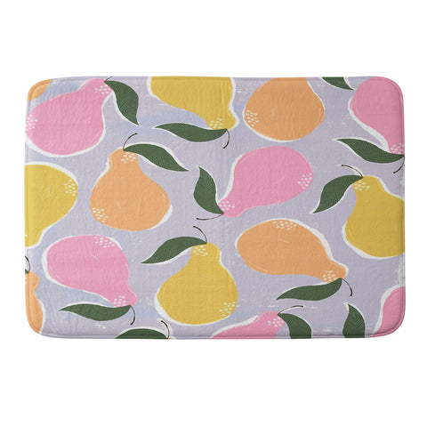 Joy Laforme Pear Confetti Memory Foam Bath Mat