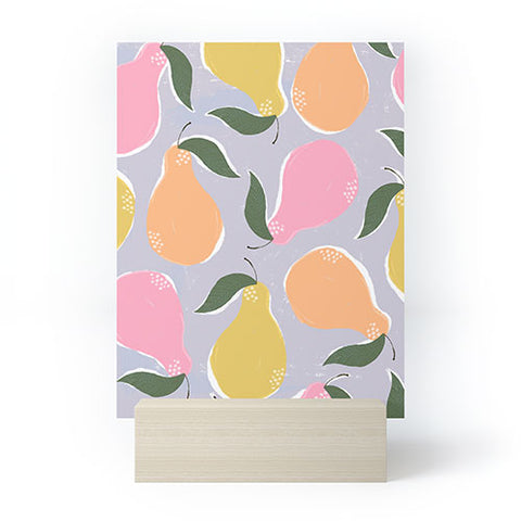 Joy Laforme Pear Confetti Mini Art Print