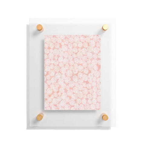 Joy Laforme Pink Dahlias Floating Acrylic Print