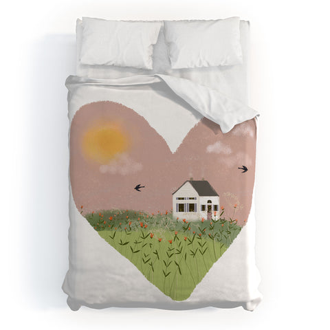 Joy Laforme Spring is Coming Duvet Cover