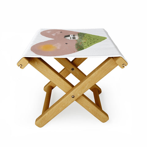 Joy Laforme Spring is Coming Folding Stool