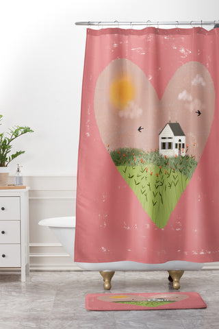 Joy Laforme Spring is Coming I Shower Curtain And Mat
