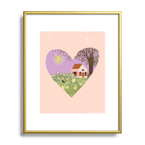 Joy Laforme Spring is Coming II Metal Framed Art Print