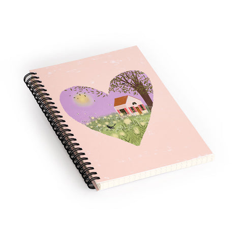 Joy Laforme Spring is Coming II Spiral Notebook