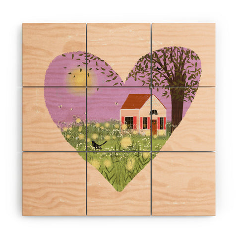 Joy Laforme Spring is Coming II Wood Wall Mural