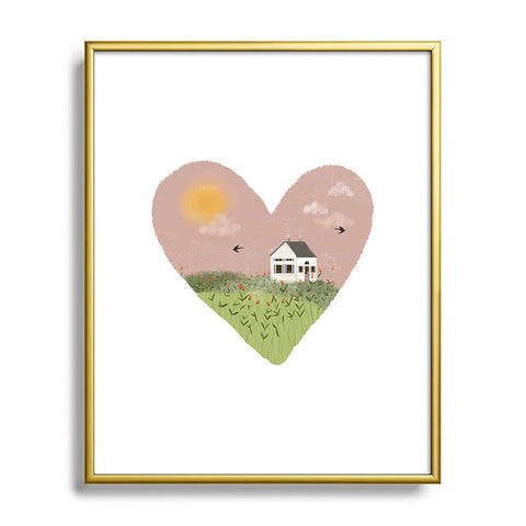 Joy Laforme Spring is Coming Metal Framed Art Print