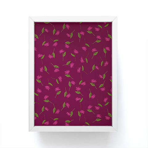 Joy Laforme Summer Garden Mini Flowers Framed Mini Art Print