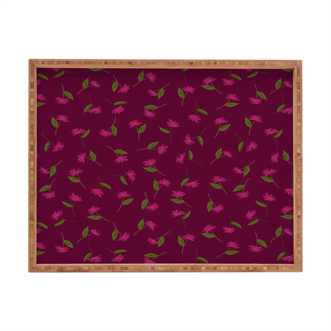 Joy Laforme Summer Garden Mini Flowers Rectangular Tray