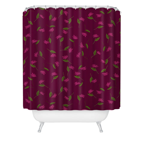 Joy Laforme Summer Garden Mini Flowers Shower Curtain