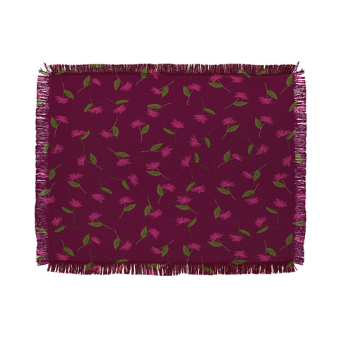 Joy Laforme Summer Garden Mini Flowers Throw Blanket