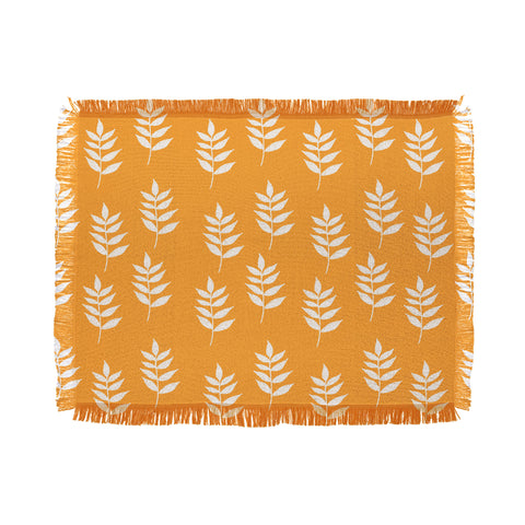 Joy Laforme Summer Garden Mini Leaf Throw Blanket