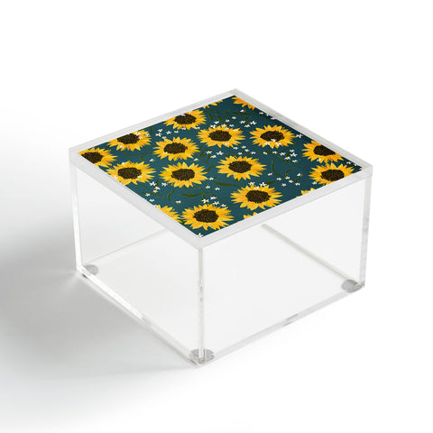 Joy Laforme Summer Garden Sunflowers Acrylic Box