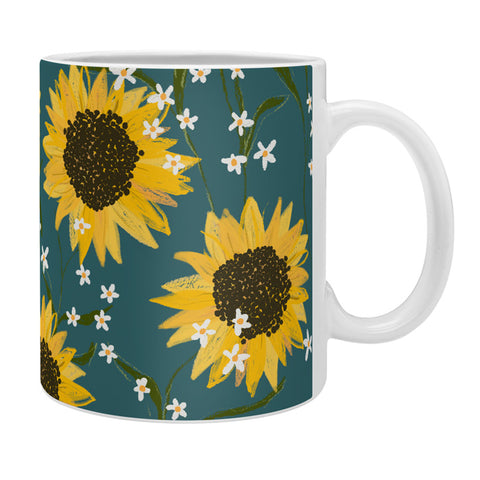 Joy Laforme Summer Garden Sunflowers Coffee Mug