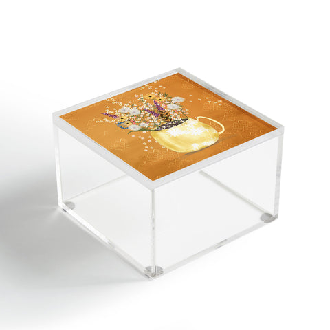 Joy Laforme Summer Garden Wildflower Still Life Acrylic Box
