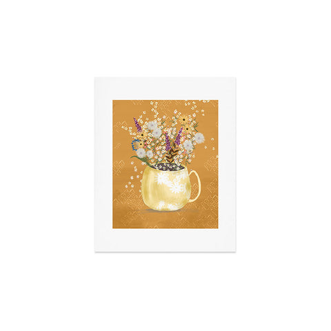 Joy Laforme Summer Garden Wildflower Still Life Art Print