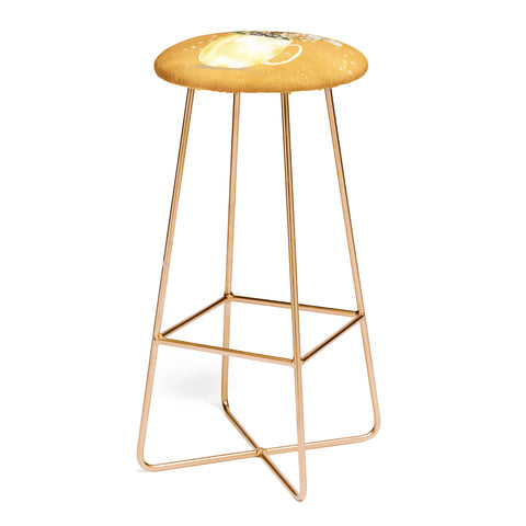 Joy Laforme Summer Garden Wildflower Still Life Bar Stool