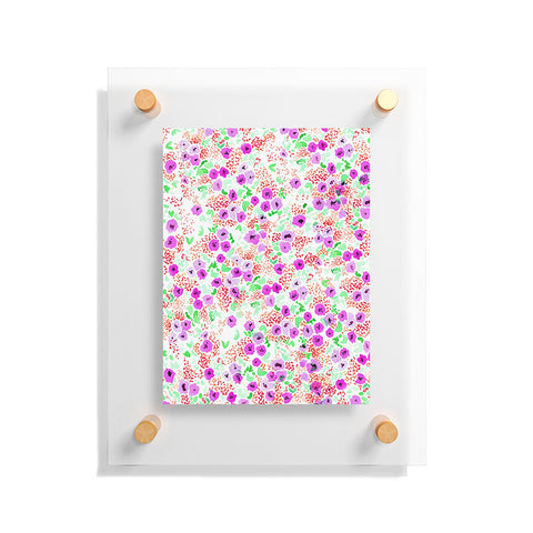 Joy Laforme Sun Faded Floral In Lavender Floating Acrylic Print