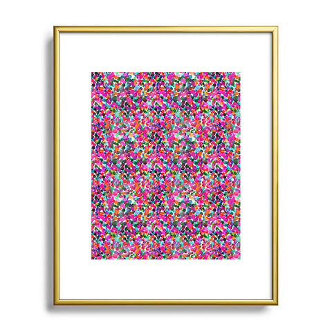 Joy Laforme Watercolor Polka Dot I Metal Framed Art Print