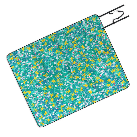 Joy Laforme Wild Daisies Picnic Blanket