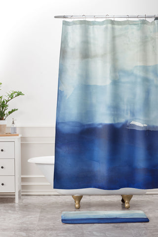 Julia Contacessi Drifting Shower Curtain And Mat
