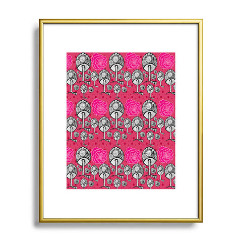 Julia Da Rocha Alice Was Here Metal Framed Art Print