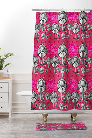 Julia Da Rocha Alice Was Here Shower Curtain And Mat