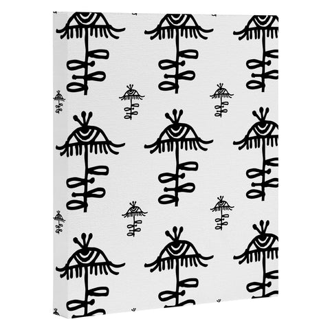 Julia Da Rocha All Seeing Flower Art Canvas